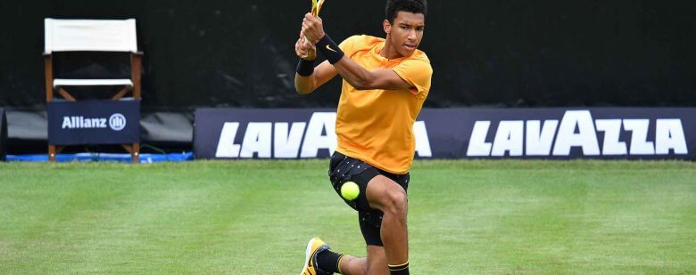 Auger-Aliassime na trawie
